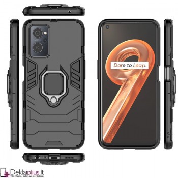 Sustiprintas dėklas 4in1 - juodas (Realme 9/9 4G/9 Pro Plus) Sustiprintas dėklas 4in1 - juodas (Realme 9/9 4G/9 Pro Plus)